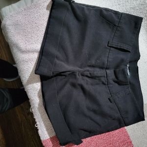 Black shorts size small